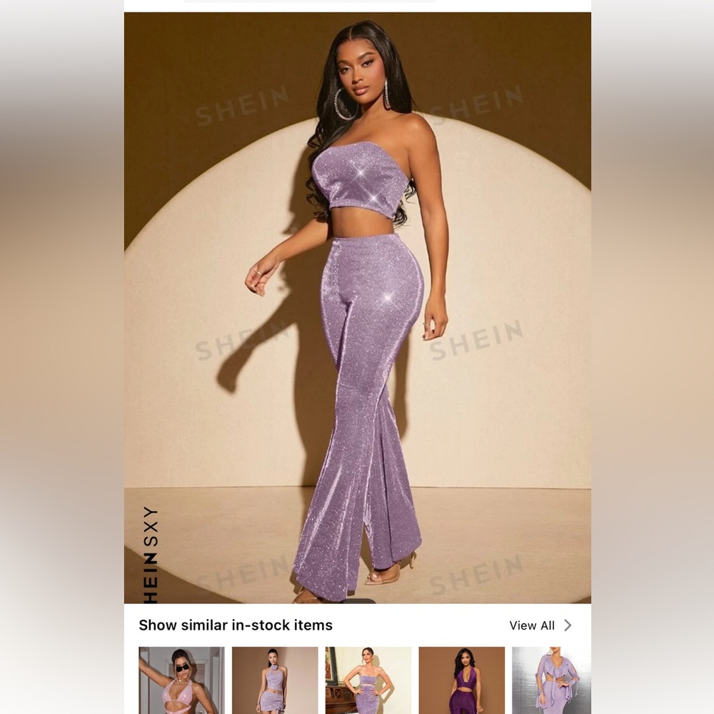 Sparkly Purple Outfit